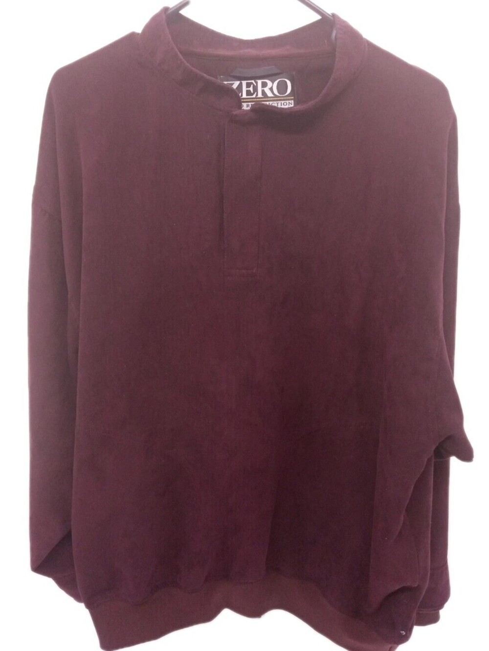 Zero Restriction Jacket Mens XL Golf Pullover Outerwear Maroon Lightweight USA